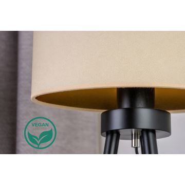 Duolla - Stolní lampa OVAL VEGAN 1xE27/15W/230V krémová