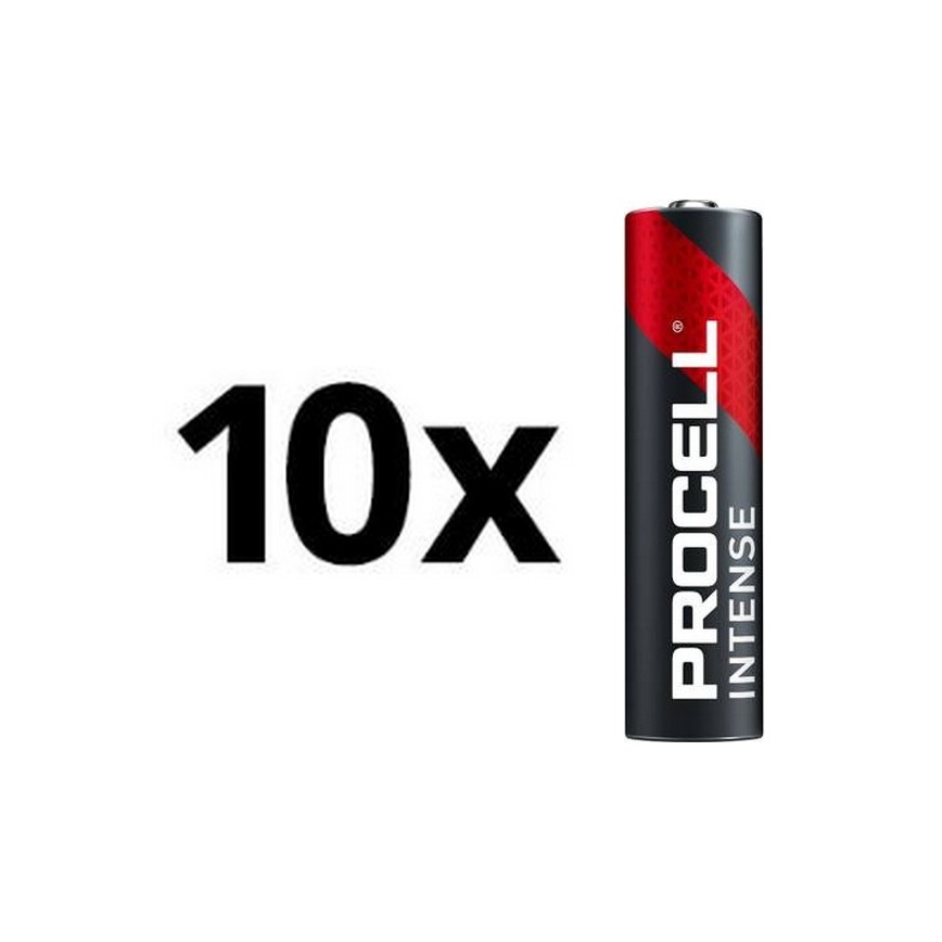 Duracell - 10 ks Alkalická baterie Procell Intense LR03/AAA 1,5V 1465 mAh