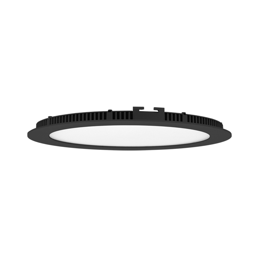 LED Koupelnové podhledové svítidlo LADA LED/6W/230V 3000/4000/6000K pr. 12 cm IP44 černá