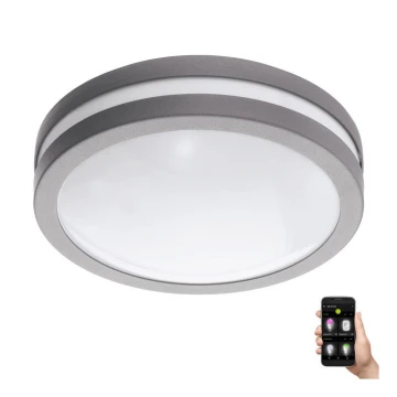 Eglo 33572 - LED Stmívatelné koupelnové svítidlo LOCANA-C LED/14W/230V IP44 stříbrná