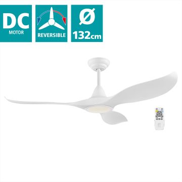 Eglo - LED Stropní ventilátor LED/15W/230V + dálkové ovládání