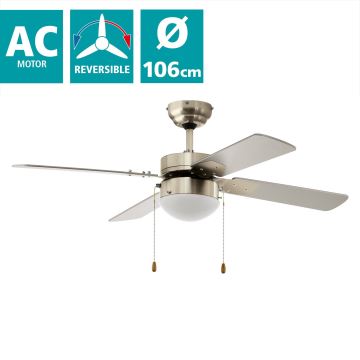 Eglo 35041 - Stropní ventilátor GELSINA 1xE14/60W/230V