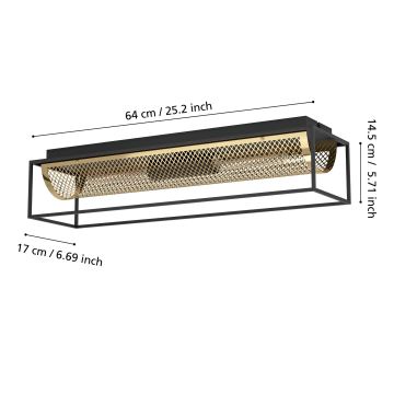 Eglo - Stropní svítidlo 2xE27/40W/230V