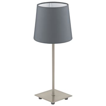 Eglo 54906 - LED Stolní lampa 1xE14/6W/230V šedá/chrom