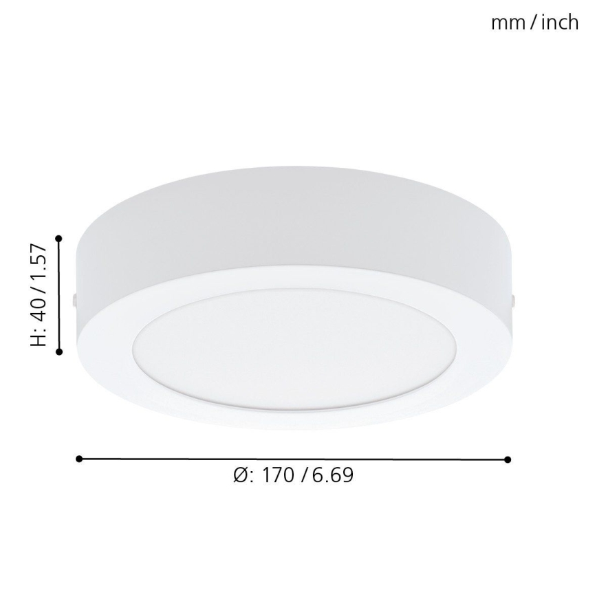 Eglo 78198 - LED Stropní svítidlo FUEVA LED/10,9W/230V