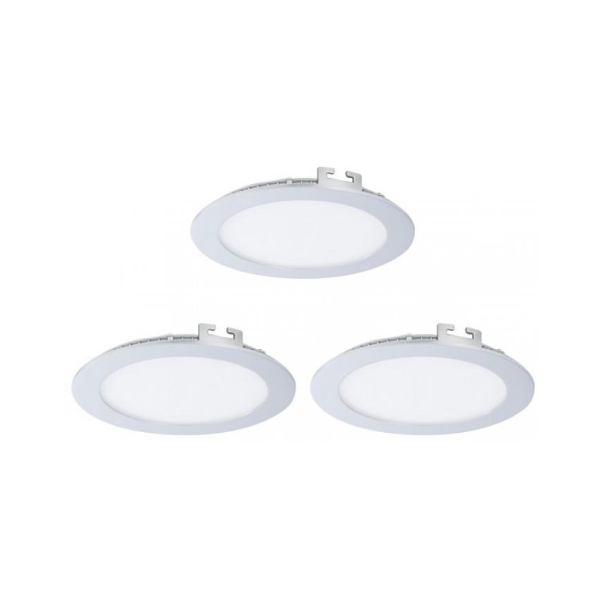 Eglo 78735 - SADA 3x LED Koupelnové podhledové svítidlo FUEVA LED/10,95W/230V IP44