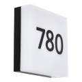 Eglo 79547 - LED Domovní číslo se senzorem PAVIGLIANA LED/8,2W/230V IP44