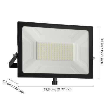 Eglo - LED Venkovní reflektor se senzorem LED/102W/230V IP44