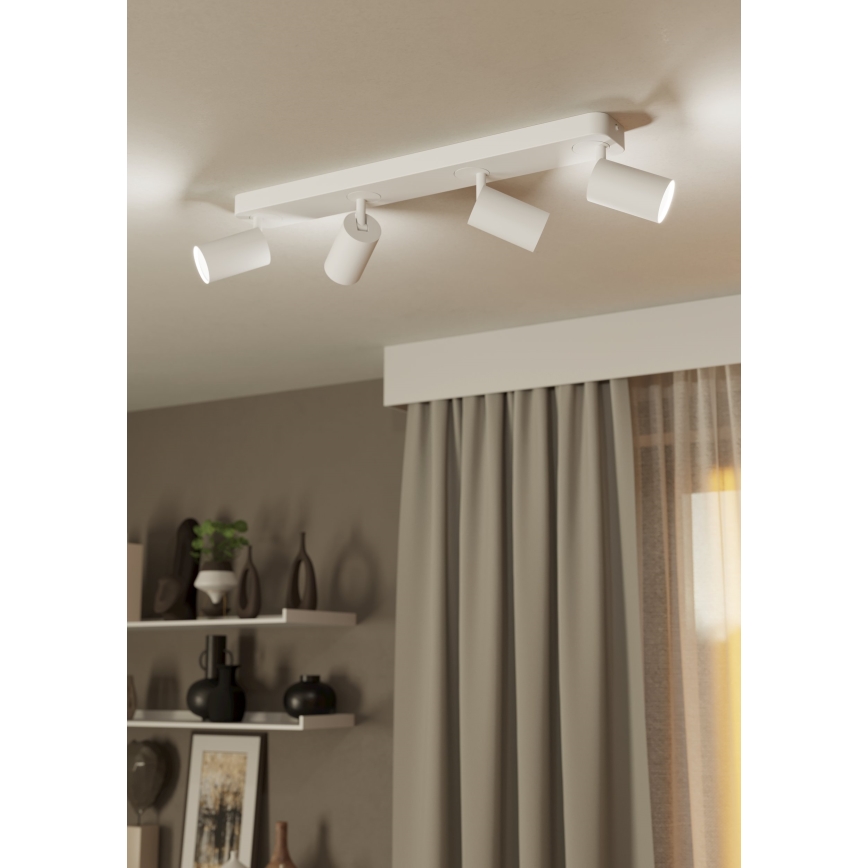 Eglo -LED RGBW Stmívatelné bodové svítidlo 4xGU10/4,9W/230V bílá