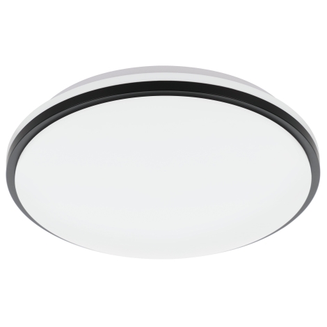 Eglo - LED Koupelnové stropní svítidlo LED/15,6W/230V IP44 černá