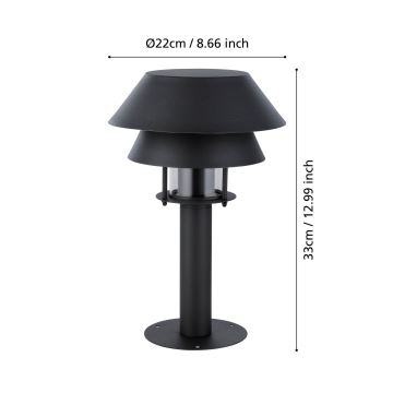 Eglo - Venkovní lampa 1xE27/40W/230V 33 cm IP65