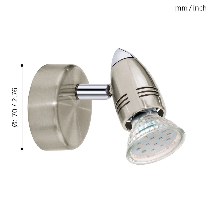 Eglo 92641 - LED Bodové svítidlo MAGNUM 1xGU10/3W/230V