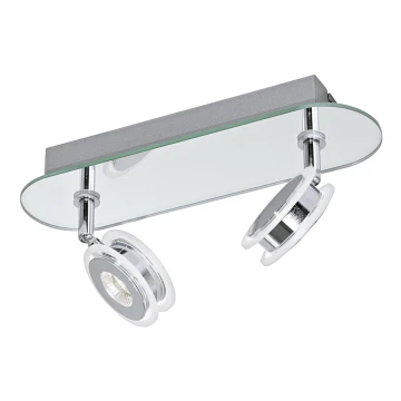 Eglo 95278 - LED bodové koupelnové svítidlo AGUEDA 2xLED/3,3W/230V IP44