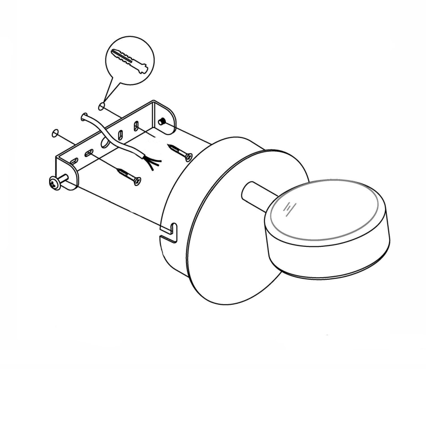 Eglo 95628 - LED Bodové svítidlo SALTO 1xLED/5,4W/230V