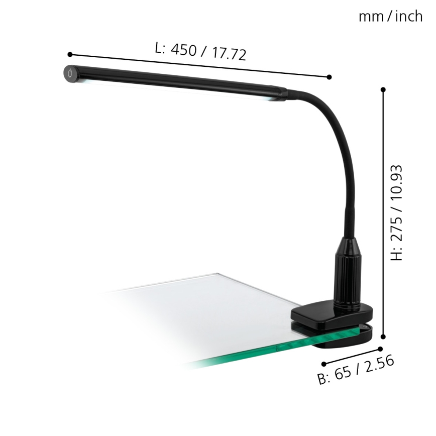 Eglo 96435 - LED Stmívatelná stolní lampa LAROA LED/4,5W/230V