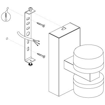 Eglo - LED Stmívatelné koupelnové nástěnné svítidlo 2xLED/7,2W/ IP44