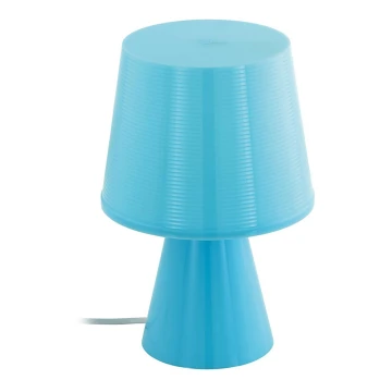 Eglo 96909 - Stolní lampa MONTALBO 1xE14/40W/230V modrá