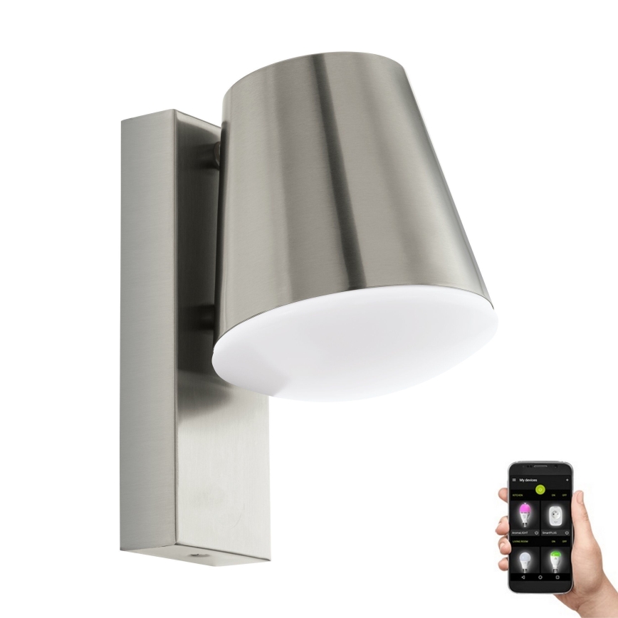 Eglo - LED Stmívatelné venkovní nástěnné svítidlo CALDIERO-C 1xE27/9W/230V IP44