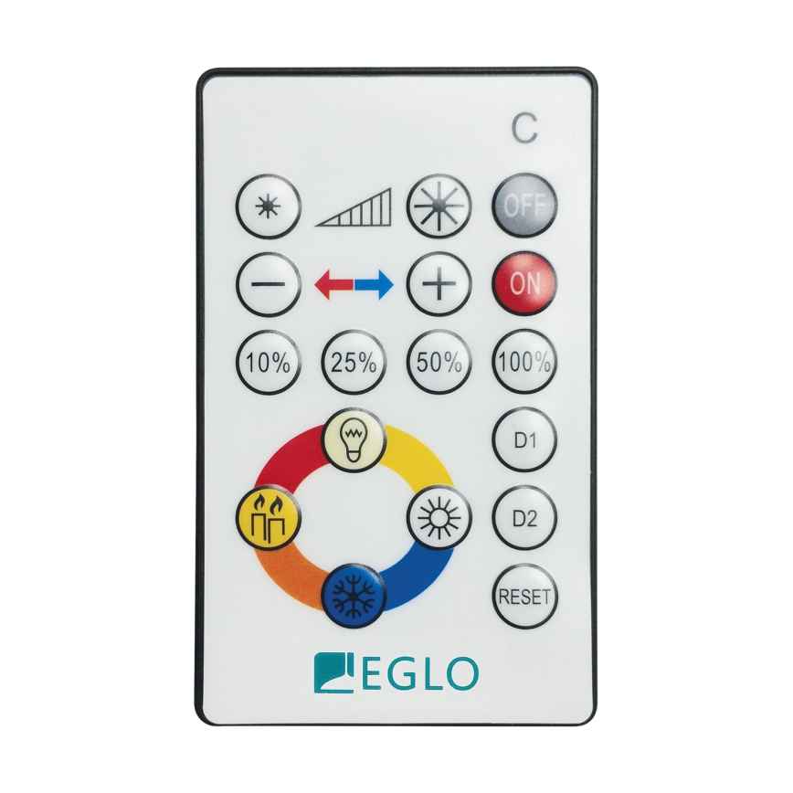 Eglo 97577 - LED Stmívatelné stropní svítidlo s dálkovým ovladačem SILERAS LED/21W/230V