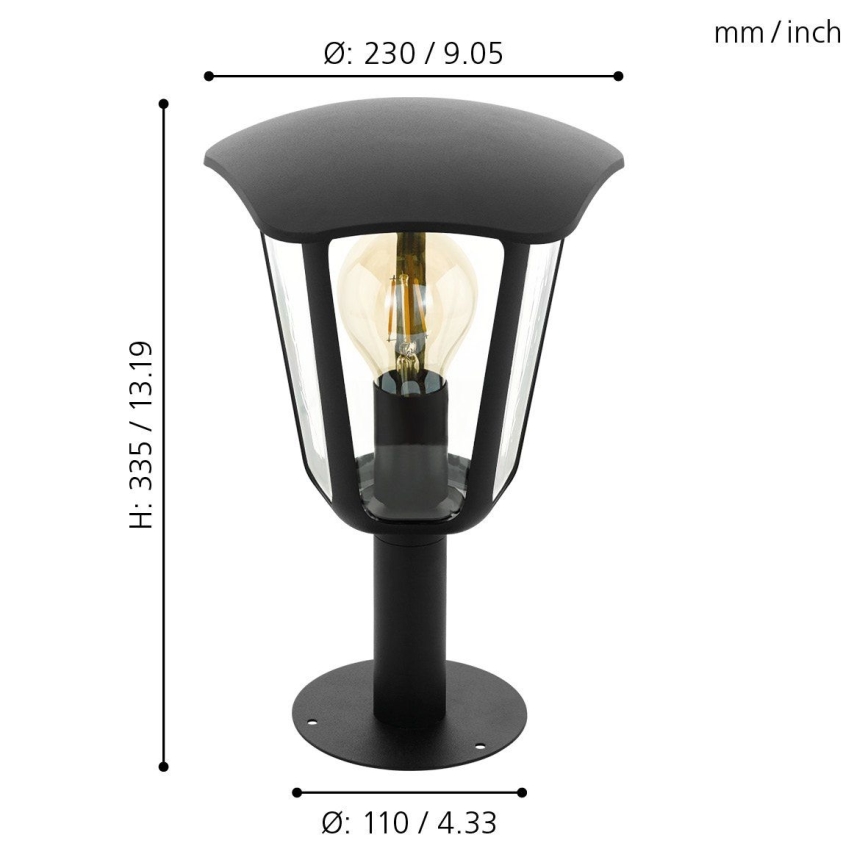 Eglo 98122 - Venkovní lampa MONREALE 1xE27/60W/230V IP44