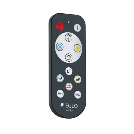 Eglo 98228 - LED Stmívatelné stropní svítidlo SILERAS-A LED/36W/230V + dálkové ovládání