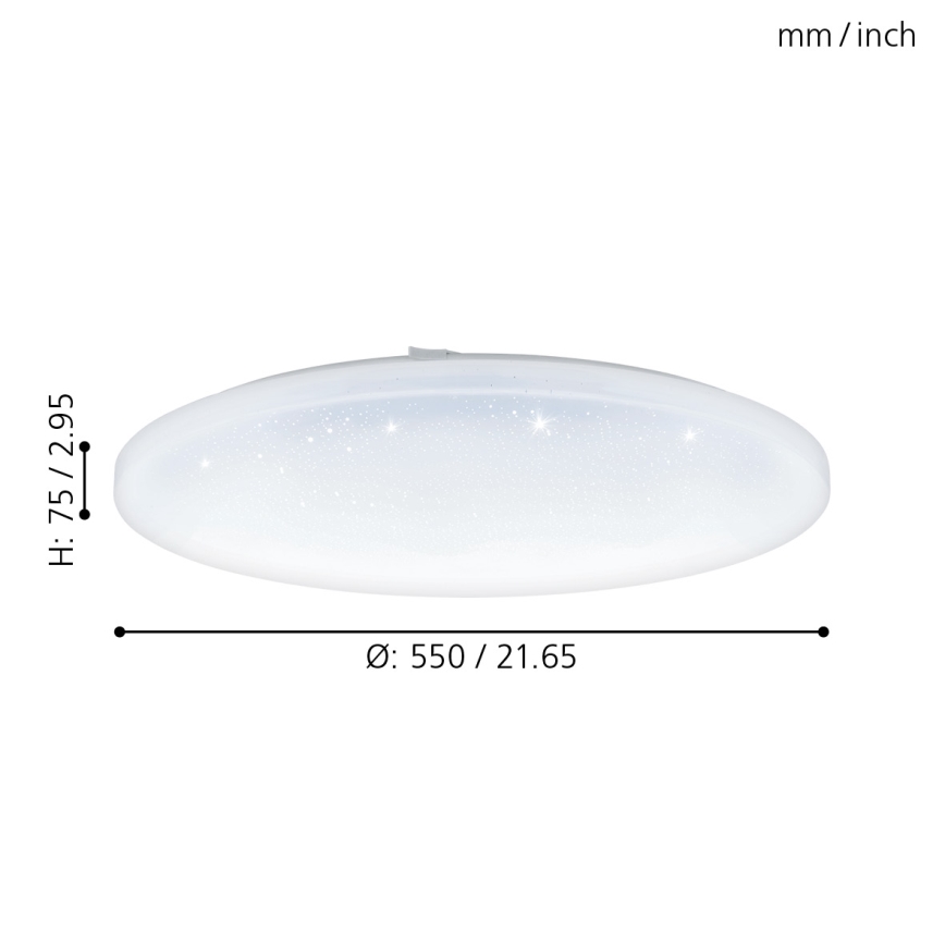 Eglo 98448 - LED Stropní svítidlo FRANIA LED/49,5W/230V