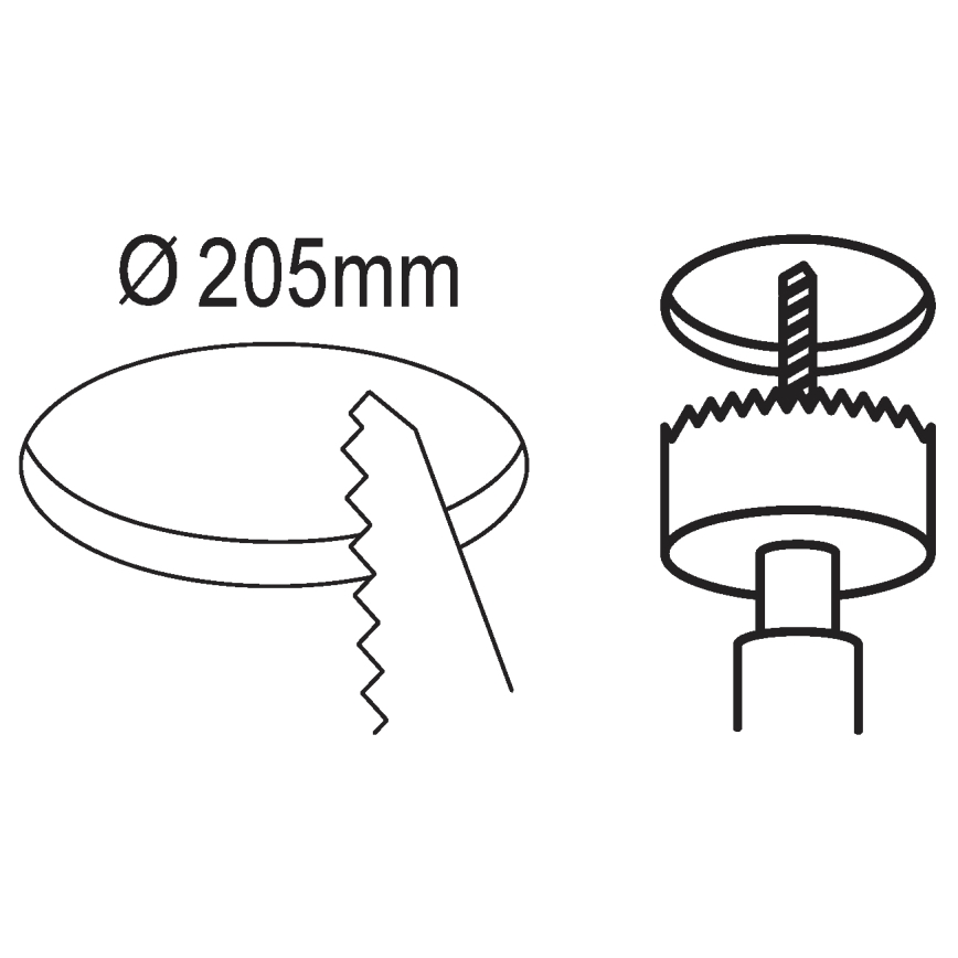 Eglo 99159 - LED Podhledové svítidlo FUEVA 5 LED/16,5W/230V