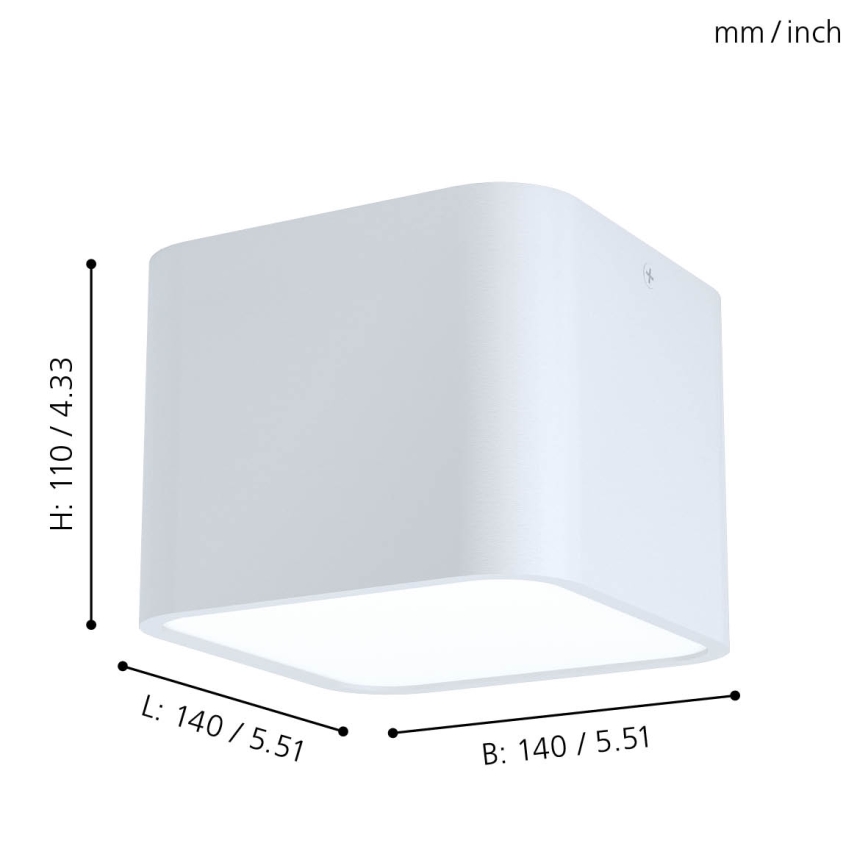 Eglo 99281 - Stropní svítidlo GRIMASOLA 1xE27/28W/230V