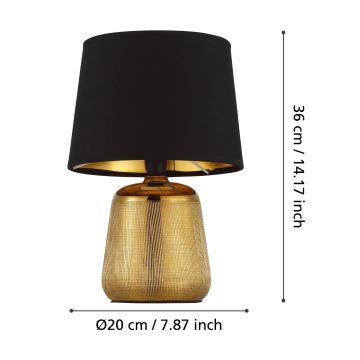 Eglo 99331 - Stolní lampa MANALBA 1xE14/40W/230V