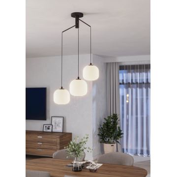 Eglo 99368 - Lustr na lanku MANTUNALLE 3xE27/40W/230V