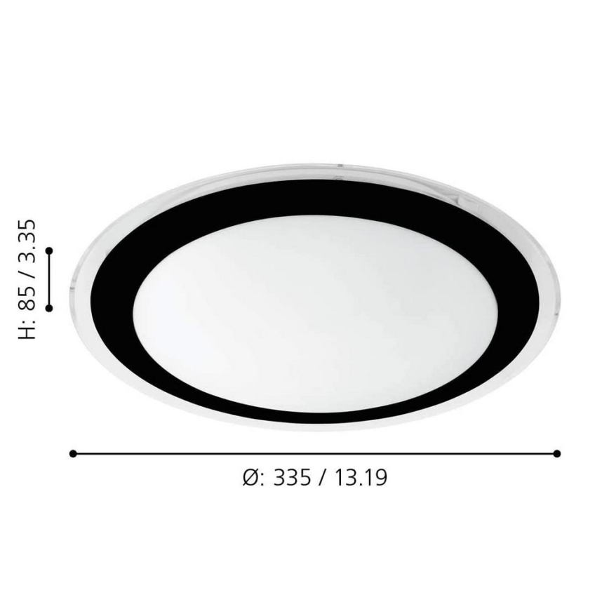 Eglo 99404 - LED Stropní svítidlo COMPETA LED/18W/230V