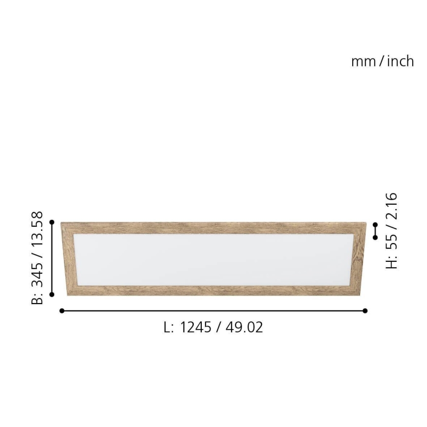 Eglo - LED Stropní svítidlo LED/32W/230V 345x1245 mm