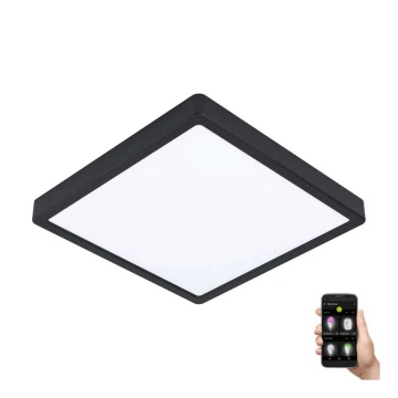 Eglo - LED Stmívatelné koupelnové svítidlo LED/19,5W/230V 2700-6500K IP44 černá