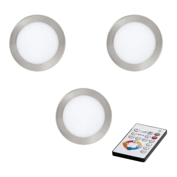 Eglo - SADA 3x LED Stmívatelné podhledové svítidlo TINUS LED/11W/230V + DO