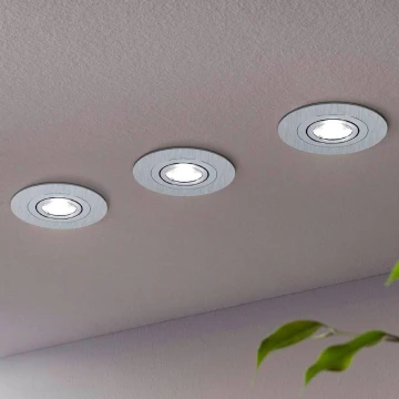 Eglo - SADA 3xLED Podhledové svítidlo AREITIO 3xGU10/5W/230V