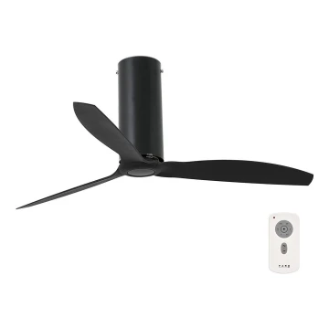 FARO 32060 - Stropní ventilátor TUBE FAN černá + dálkové ovládání