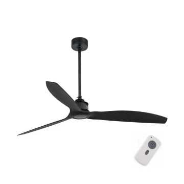 FARO 32100 - Stropní ventilátor JUST FAN pr. 128 cm černá + dálkové ovládání