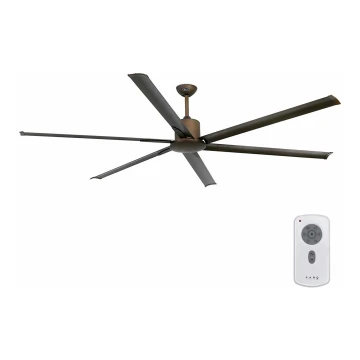 FARO 33462A - Stropní ventilátor ANDROS XL hnědá pr. 213 cm + dálkové ovládání