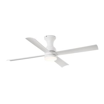 FARO 33756 - LED Stropní ventilátor FRASER LED/16W/230V bílá pr. 120 cm + dálkové ovládání