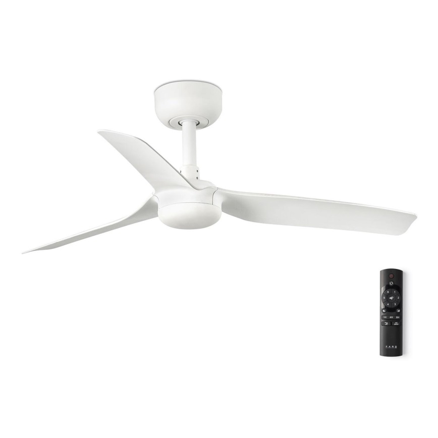 FARO 33820WP - Stropní ventilátor MINI PUNT S bílá pr. 90 cm SMART + dálkové ovládání