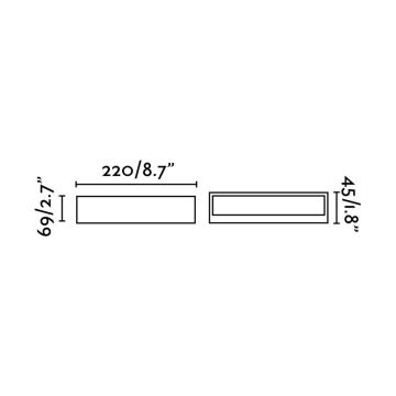 FARO 71052 - LED Venkovní nástěnné svítidlo TOLUCA LED/16W/230V IP65