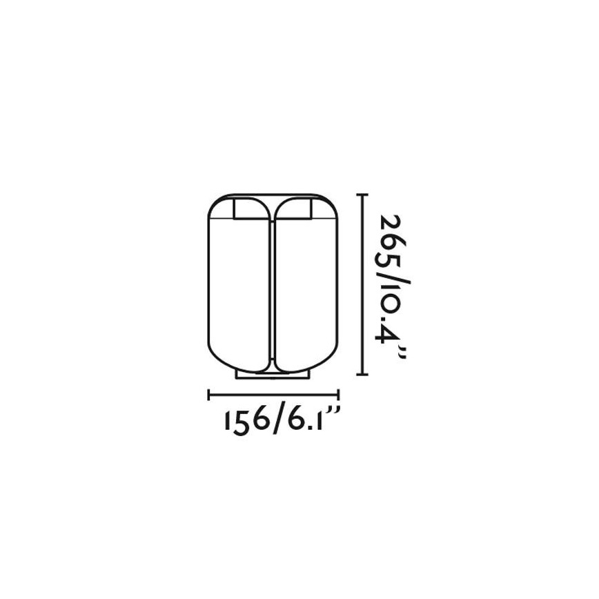 FARO 71213 - LED Venkovní lampa BU-OH LED/12W/230V IP65