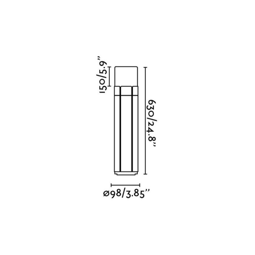 FARO 75531 - Venkovní lampa TRAM 1xE27/15W/230V IP65