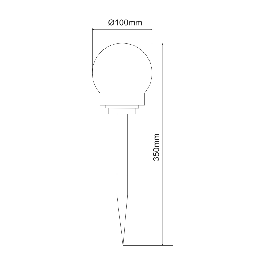 Globo - SADA 3x LED Solární svítidlo LED/0,06W/3V 4000K pr. 10 cm IP44