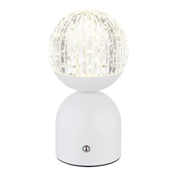 Globo - LED Stmívatelná dotyková stolní lampa LED/2W/5V 2700/4000/65000K 1800 mAh bílá