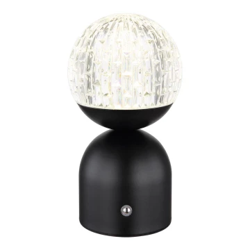 Globo - LED Stmívatelná dotyková stolní lampa LED/2W/5V 2700/4000/6500K 1800 mAh černá