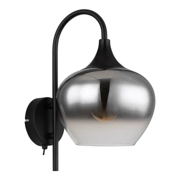 Globo - Nástěnná lampa 1xE27/40W/230V černá