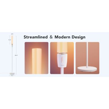 Govee - LED Stmívatelná stojací lampa CYLINDER SMART RGBICWW 2200-6500K