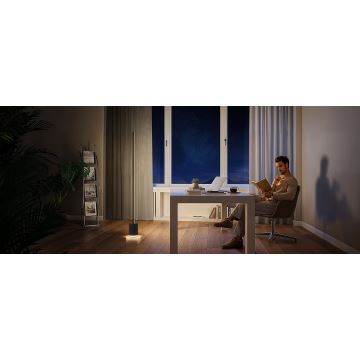 Govee - LED Stojací lampa s reproduktorem Pro RGBICWW 2200-6500K Wi-Fi + dálkové ovládání