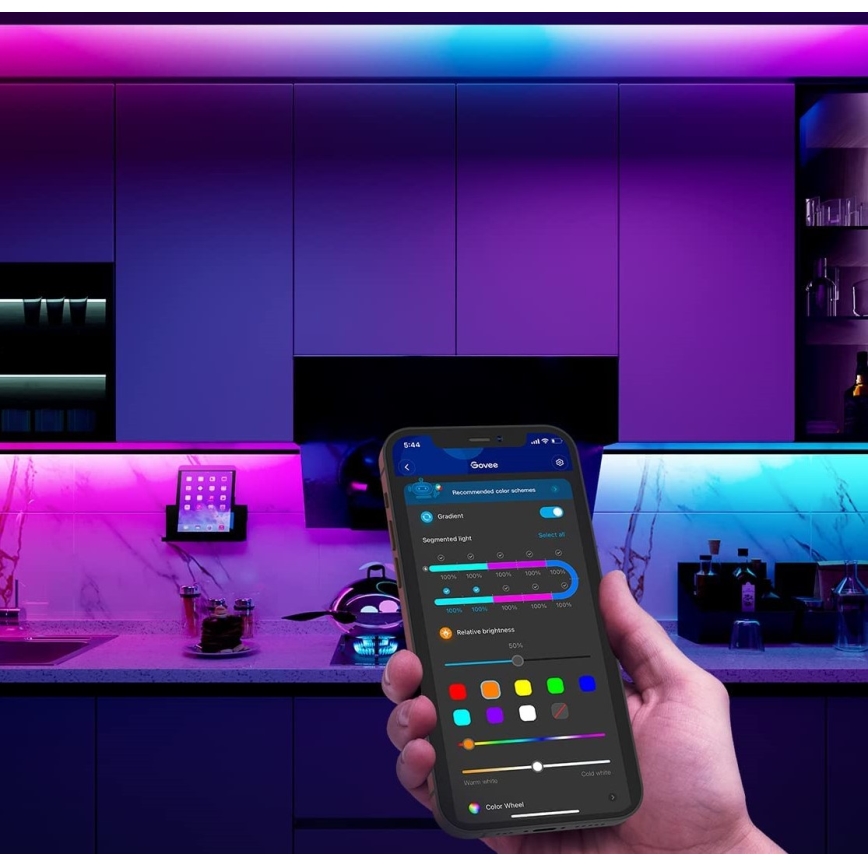 Govee - M1 PRO PREMIUM Smart RGBICW+ LED pásek 2m Wi-Fi Matter